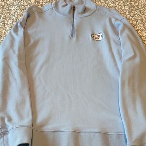Men’s size medium Light blue Carolina 1/2 zip pullover